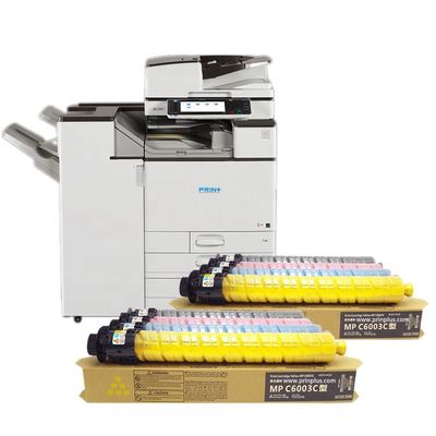 Ricoh Toner Cartridge for MPC4503 MPC5503 MPC6003 Aficio series black cyan yellow magenta colors and 18 months included