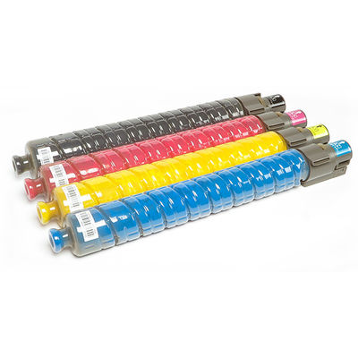 Ricoh Toner Cartridge for Ricoh MP C4501 5501 printers featuring performance tested and full toner chip in multiple colors